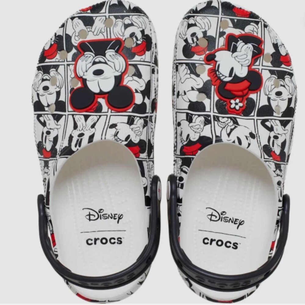 Crocs Mickey And Minnie Classic Clog Men's Size 6/Women's 8 Sandals Disney